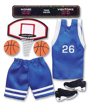 Jolee's Boutique - BLUE BASKETBALL