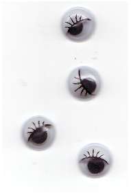 Eyes - Approx 8mm - 10 per packet
