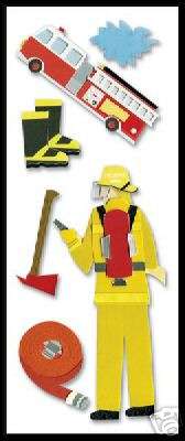 Jolee's Dimensional Stickers - Firefighter