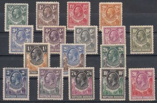 KGV Northern Rhodesia Set to 20/