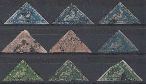 9 Cape Triangles Mixed Condition High Cat Value