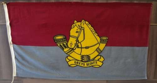 Rhodesian Grey's Scouts Regimental Flag  181 cm x 90 cm - as per photo