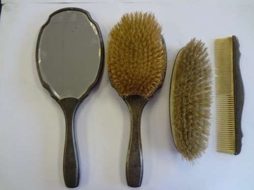 Vintage Dressing Table Brush Set  - as per photo