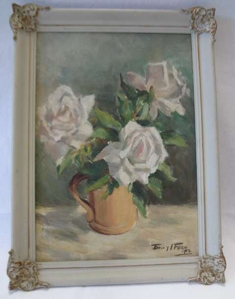 Painting by Emily I Fern dated 1952 (South African ) 41 cm x 31 cm - as per photo