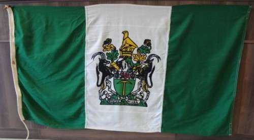Flag of Rhodesia 181 cm x 86 cm - as per photo