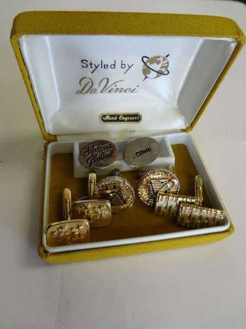 4 Pairs of cufflinks as per photo