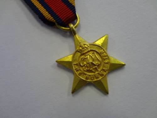 Miniature WWII Burma Star - as per photo
