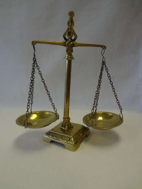 Brass Scale height 27cm - as per photo