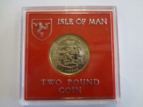 1992 Isle of Man Two Pound Coin - as per photo