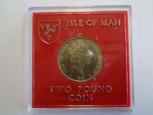 1993 Isle of Man Two Pound Coin - as per photo
