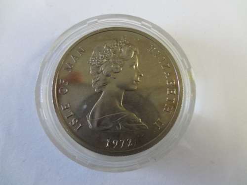 1972 Isle of Man Silver Wedding Anniversary 25 pence - as per photo