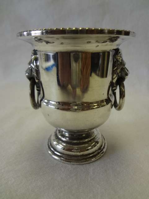 Silver Plated Sheffield Candle Holder - as per photo