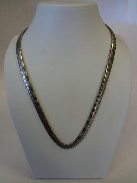 925 Sterling Silver Chain, weight 20.8g 45 cm - as per photo