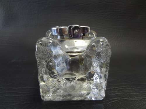 Heavy glass and chrome lighter - @ CRAZY R1 start