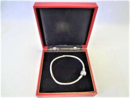 Pandora Bracelet 925 Sterling Silver 18cm - as per photo