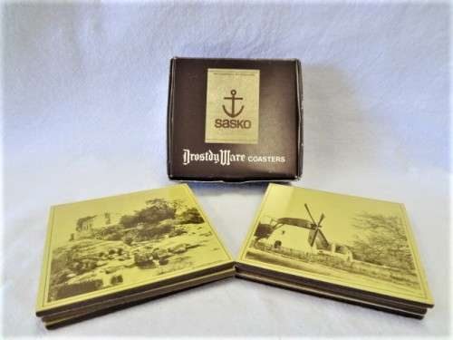 Set of 6 Drostdy Ware coasters made for Sasko - as per photo