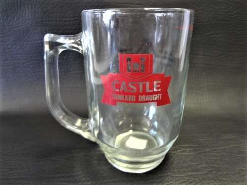 Castle - S.A. Naval Dockyard Simonstown glass beer mug - @ CRAZY R1 start