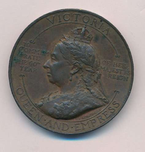 Queen Victoria 60 Year Reign Bronze Medallion as per photo