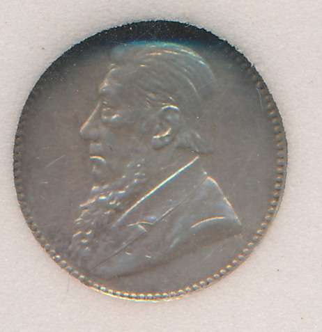 1897 South Africa 3 Pence/Tickey Graded MS-60 as per scan