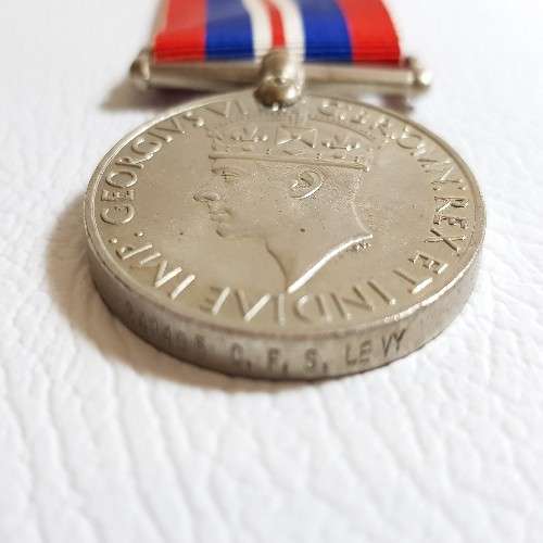 Pair of WWII Medals Issued to 241495 C.F.S. Levy as per photo