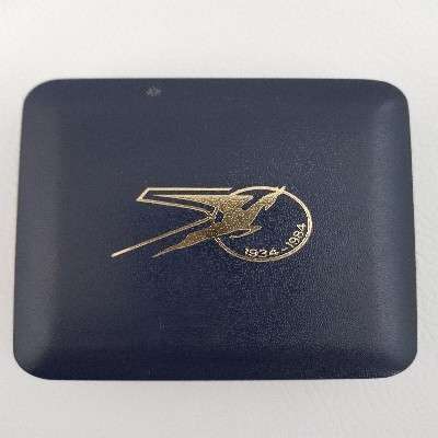 1934-1984 SA Airways 50 Years of Flight Medallion in Original Box as per photo