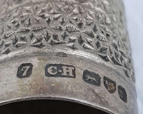 925 Sterling Silver Thimble as per photo