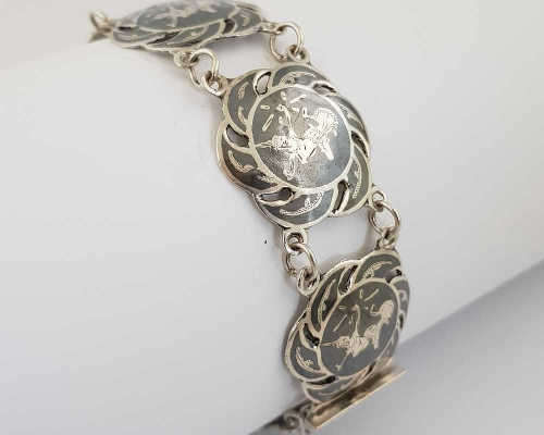 925 Sterling Siam Silver Bracelet weight 23g as per photo
