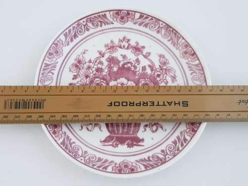 Oude Molen Delft Red Decorative Plate  16cm as per photo