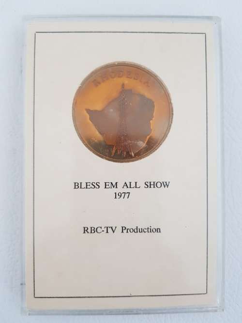 1977 Rhodesia Bush War - Bless Them All - Service Medallions as per photo