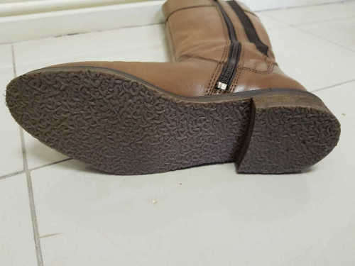 Genuine Leather GIA ladies tan boots as per photo
