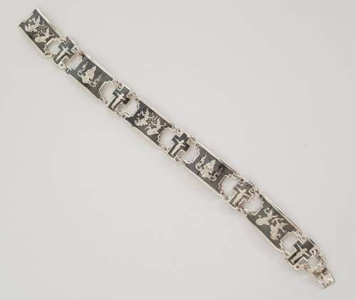Vintage Siam Silver Bracelet weight 15g as per photo