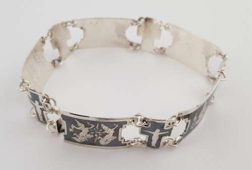 Vintage Siam Silver Bracelet weight 15g as per photo