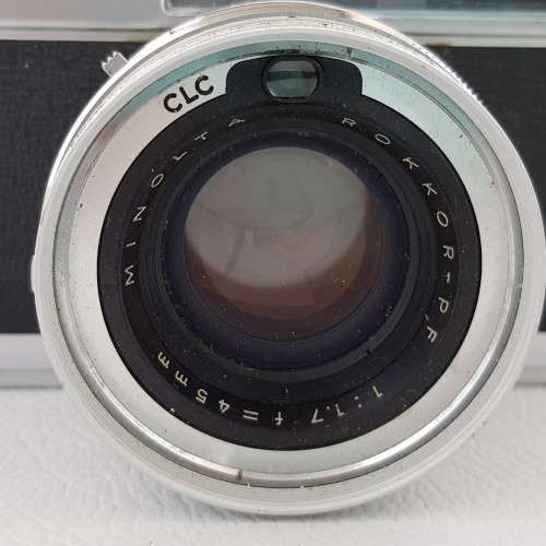 Minolta Hi-Matic 9 Rokkor 1:1,7 f=45mm not tested as per photo