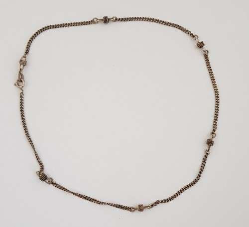 925 Sterling Silver Chain weight 5,7g length 38cm as per photo