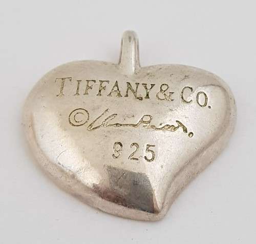 925 Sterling Silver Tiffany & Co Charm weight  4,8g as per photo