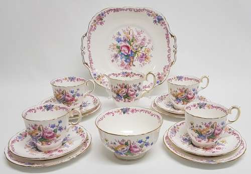 Crown Staffordshire Tea Set as per photo