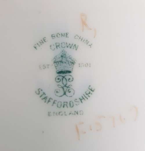 Crown Staffordshire Tea Set as per photo