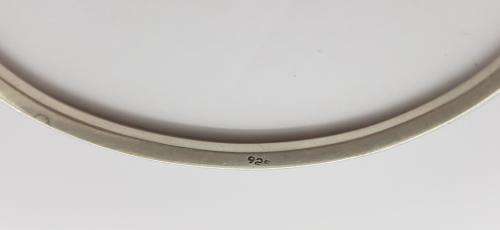 925 Sterling Silver Bangle weight 17,2g as per photo