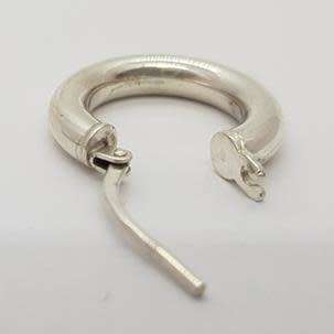 925 Sterling Silver Hoop Earrings weight 1,8g as per photo