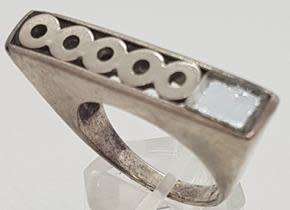 925 Silver ring - 6,7 g size P56 - as per photo