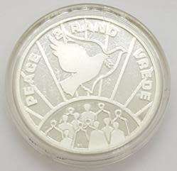1993 South Africa Silver Peace/Vrede Coin as per photo