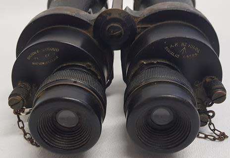 WWII Navy Barr & Strong Binoculars as per photo