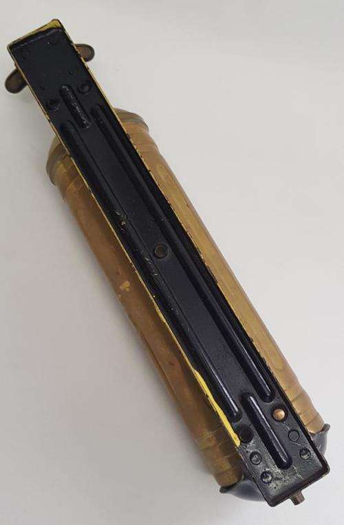 Antique Brass Pyrene Fire Extinguisher with Mounting Bracket as per photo