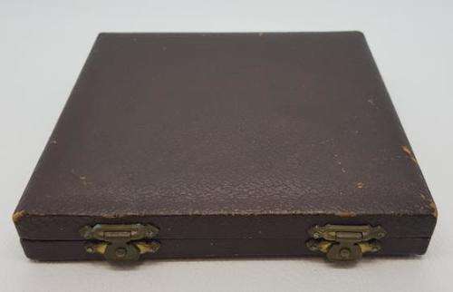 Art Deco Set of 6 Coffee Bean Teaspoons in Original Box as per photo