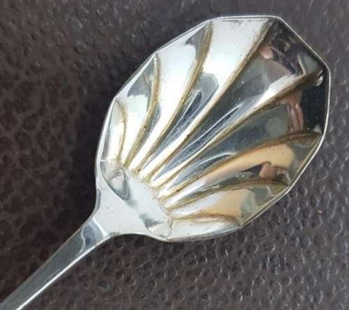 Art Deco Set of 6 Coffee Bean Teaspoons in Original Box as per photo