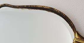 Set of Vintage hair brush & mirror, some damage as per photo