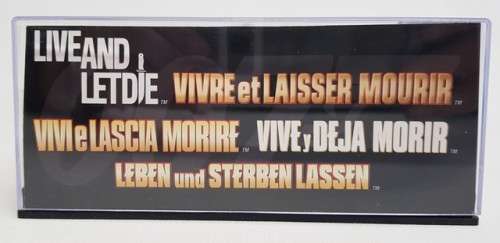 Bond 007 - Live and Let Die - Chevrolet Bel Air model car as per photo