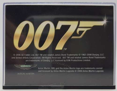 Bond 007 - Thunderball - Aston Martin DB5 model car as per photo