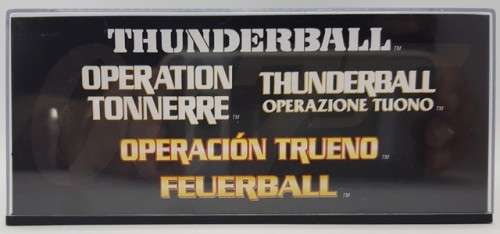 Bond 007 - Thunderball - Aston Martin DB5 model car as per photo