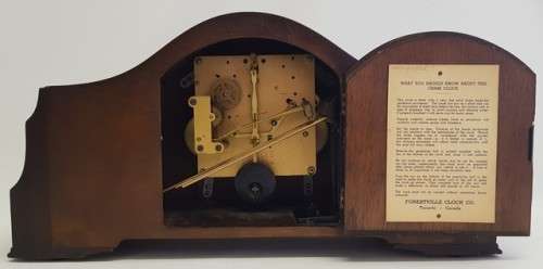 Forestville Clock made in Germany, not tested - sold as is as per photo